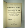 Emile Amet COMMENT ON APPREND A PARLER EN PUBLIC Henri Jouve DISCOURS