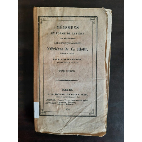 Mémoires en Forme de Lettres sur monseigneur Louis-François... Mémoires en Forme de Lettres sur monseigneur Louis-François...