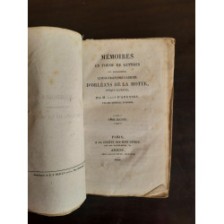 Mémoires en Forme de Lettres sur monseigneur Louis-François...