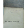 ernest charles La passion criminelle Flammarion Envoi de l'auteur