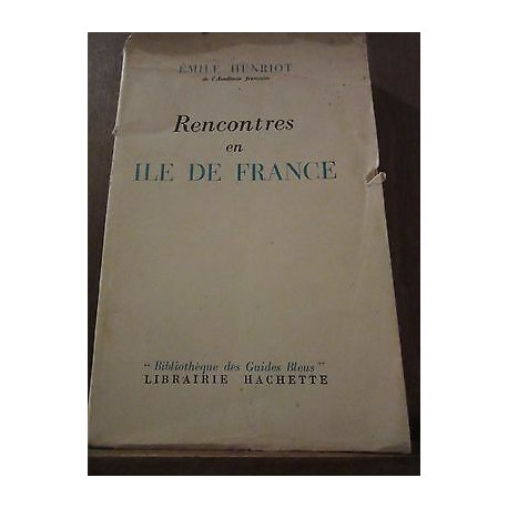 Rencontres en île de france Librairie Hachette