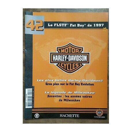 Le FLSTF Fat Boy de 1997 harley davidson Motorcycle Nº42 hachette 2001