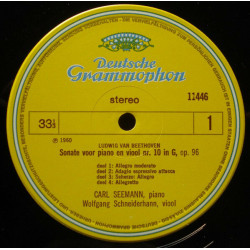 Sonate Voor Piano En Viool Nr. 1 In G Op. 96 / Trio Voor Piano...