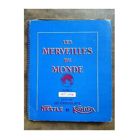 Les Merveilles du Monde vol 4 1957 1958