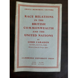 caradon Race Relations in the British Commonwealth and the