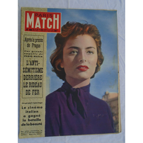 Magazine Paris Match - 195 - décembre 1952 - Marina Berti /... Magazine Paris Match - 195 - décembre 1952 - Marina Berti /...