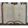 OEUVRES DE GRESSET 1811 chez Ant. Aug. Renouard Tome 1 Reliure...