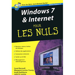 Windows 7 et Internet ed. Explorer 9 Poche Pour les nuls