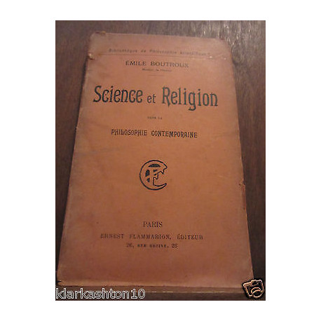 Science et religion Flammarion