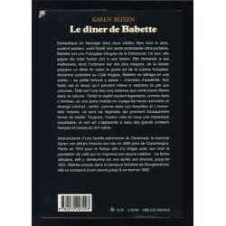 LE DINER DE BABETTE Nouvelles DE Karen Blixen