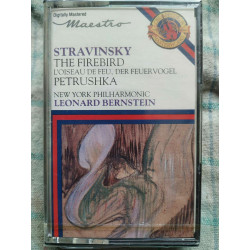 Stravinsky The Firebird Leonard Bernstein Cassette Audio NEUVE...