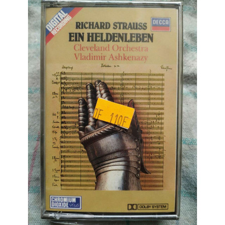 Richard Strauss Ein Heldenleben Vladimir Ashkenazy Cassette... Richard Strauss Ein Heldenleben Vladimir Ashkenazy Cassette...