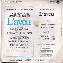 Thème Du Film "L'Aveu"