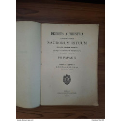 Decreta Authentica Congregationis Sacrorum Rituum - Vol. VI