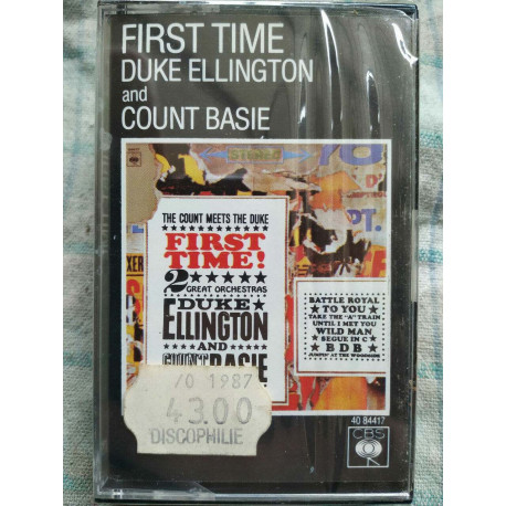 First Time and Count basie Cassette audio-k7 NEUVE SOUS BLISTER
