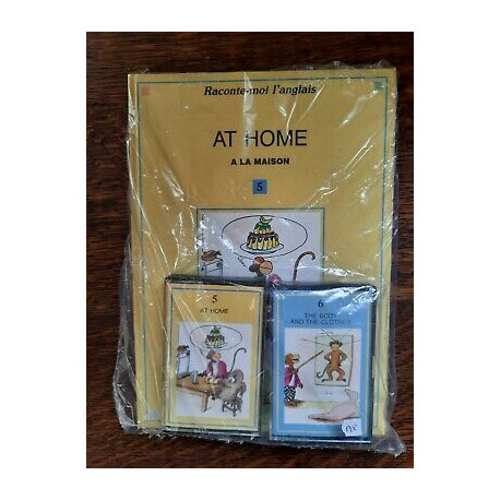 Cassette Audio et Livre 5 - Raconte-moi l'anglais At Home - A la... Cassette Audio et Livre 5 - Raconte-moi l'anglais At Home - A la...