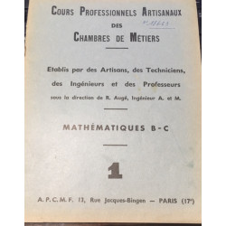COURS PROFESSIONNELS ARTISANAUX DES CHAMBRES DE METIERS -...