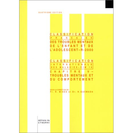 Classification française des troubles mentaux de l'enfant et de... Classification française des troubles mentaux de l'enfant et de...