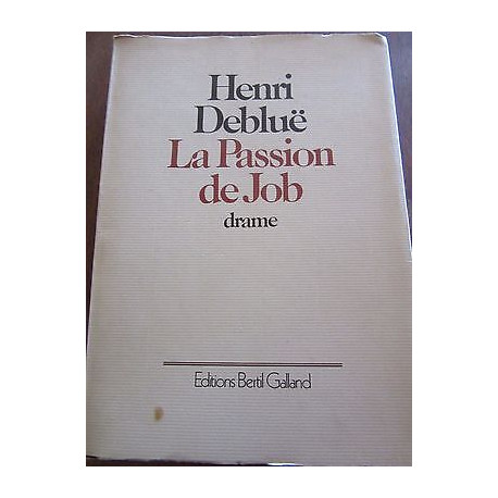 La Passion de job drame avec un envoi