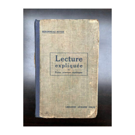 mironneau royer Lecture expliquée Armand colin