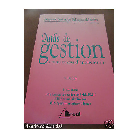 dadoun Outils de gestion cours et cas d'application