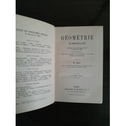 H. Bos - Géométrie élémentaire Librairie Hachette