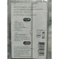 John McLaughlin Time remembered Cassette Audio-K7 NEUVE SOUS BLISTER