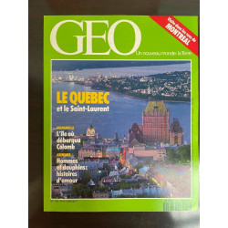 Geo Nº 158 Un Nouveau Monde Le Quebec Et Le Saint laurent 1992