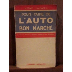 POUR FAIRE DE lauto A BON marché Hervé Lauwick