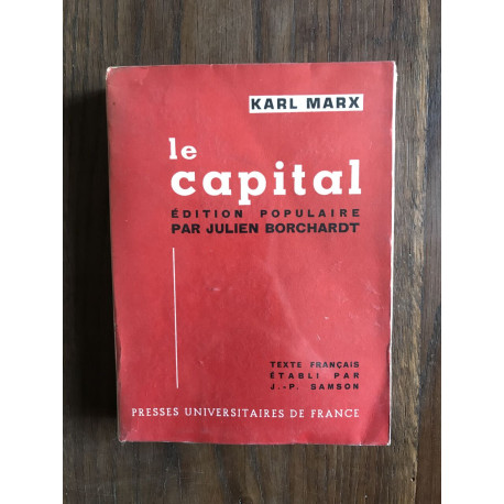 Le capital Le capital