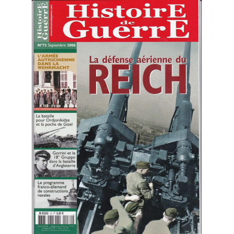 Histoire de guerre n 72 septembre 2006 La défense aérienne du... Histoire de guerre n 72 septembre 2006 La défense aérienne du...