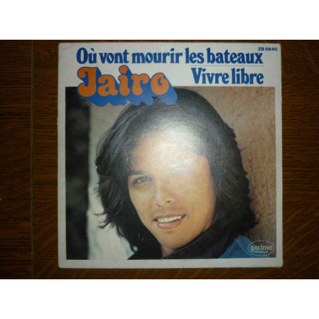 Jairo Où vont mourir les bateaux-Vivre libre 45T Garima Records ZB... Jairo Où vont mourir les bateaux-Vivre libre 45T Garima Records ZB...