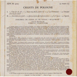 Chants De Pologne