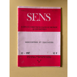 Sens n125 Juifs et chrétiens dans le monde aujourd'hui Décembre 1987