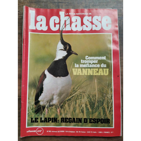 La revue nationale de La Chasse n385 Octobre 1979