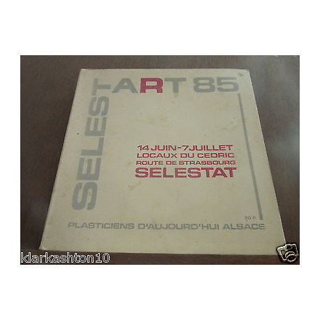 Selestart 85 plasticiens d'aujourd'hui en Alsace