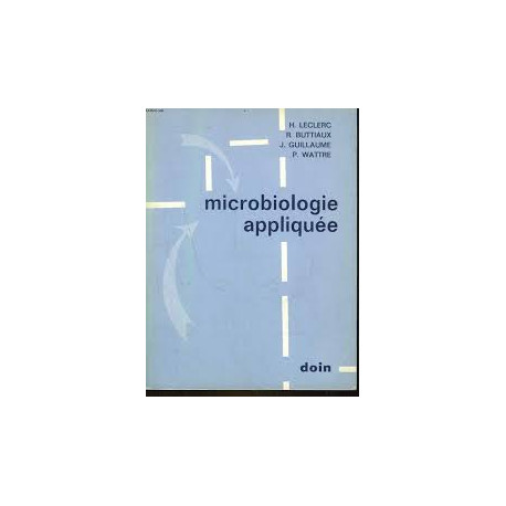 Microbiologie appliquee Microbiologie appliquee