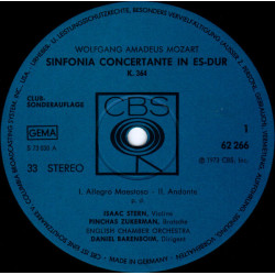 Sinfonia Concertante Es-dur K364 / Sinfonia Concertante D-dur