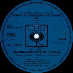 Sinfonia Concertante Es-dur K364 / Sinfonia Concertante D-dur