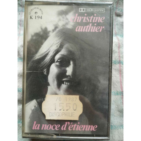 Christine authier La noce d'étienne Cassette audio-k7 NEUVE SOUS... Christine authier La noce d'étienne Cassette audio-k7 NEUVE SOUS...