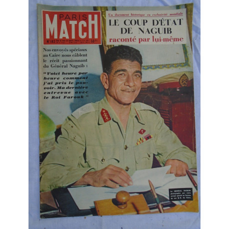 Magazine Paris Match - 182 - Coup d'état de Naguib