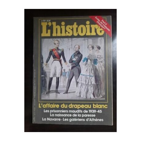 L'histoire Nº 59 L'affaire du drapeau blanc septembre 1983