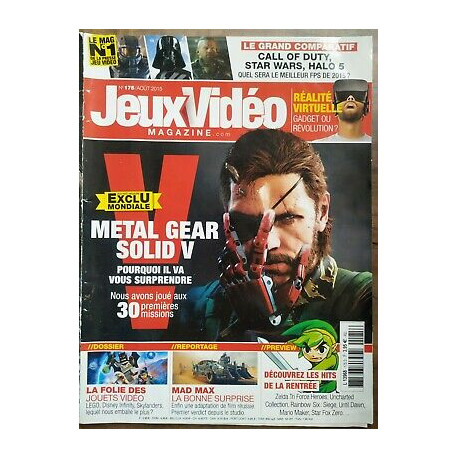 Jeux Vidéo Magazine Nº 175 Août 2015