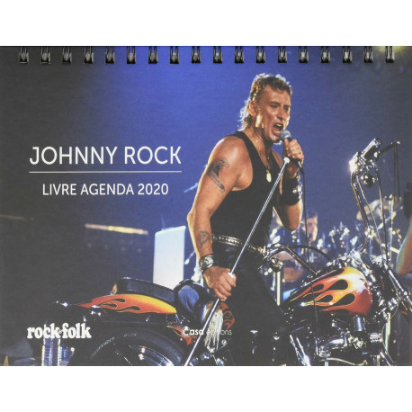 Johnny Rock : Livre agenda 2020 Johnny Rock : Livre agenda 2020