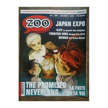 Zoo Nº 66 The Promised Neverland juillet août 2018