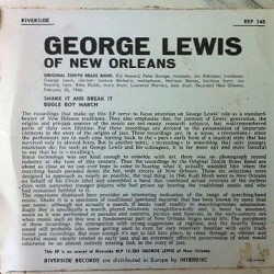 George Lewis Of New Orleans