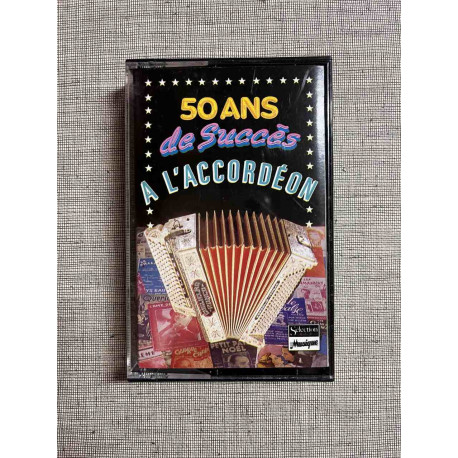 Cassette 50 ans de succès à l'accordéon Cassette Audio-K7