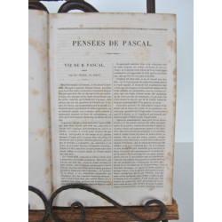 MORALISTES FRANCOIS 1834 Pascal Rochefoucauld Bruyère Vauvenargues