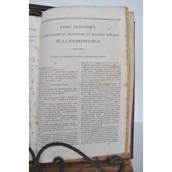 MORALISTES FRANCOIS 1834 Pascal Rochefoucauld Bruyère Vauvenargues