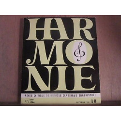 Harmonie n10 Revue critique de Musique classique enregistrée...